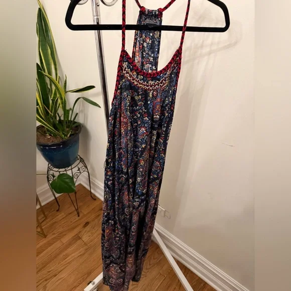 Lucky Brand Blue and Red Floral Dress - Picture 4 of 7